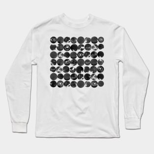 Ink dots with eyes Long Sleeve T-Shirt